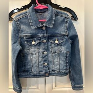 EUC Calvin Klein Jeans Blue Denim Jacket, girl’s size Medium (8)